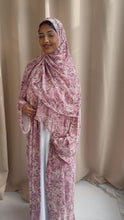 Load and play video in Gallery viewer, Blossom Chiffon Abaya

