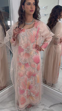 Load and play video in Gallery viewer, Pink Peach Emirati Thobe
