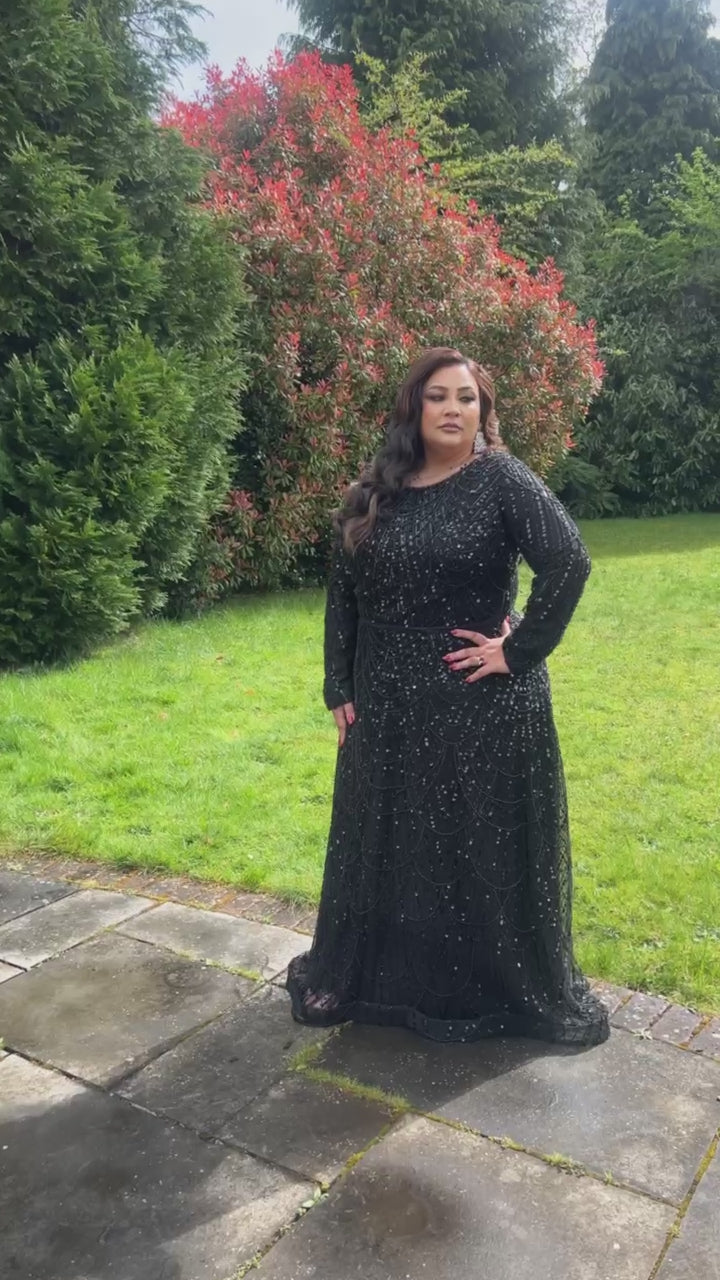Black Embellished Dress