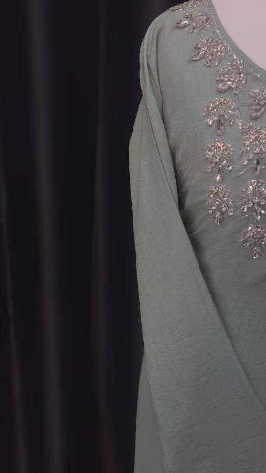 Mint Shimmer Mahawer size (56)