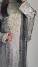Load and play video in Gallery viewer, Diamonte chiffon Abaya
