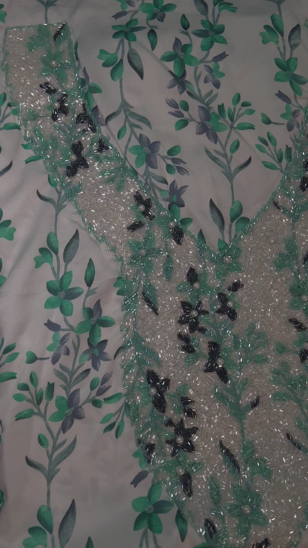 Unstitched Beaded Makhawer